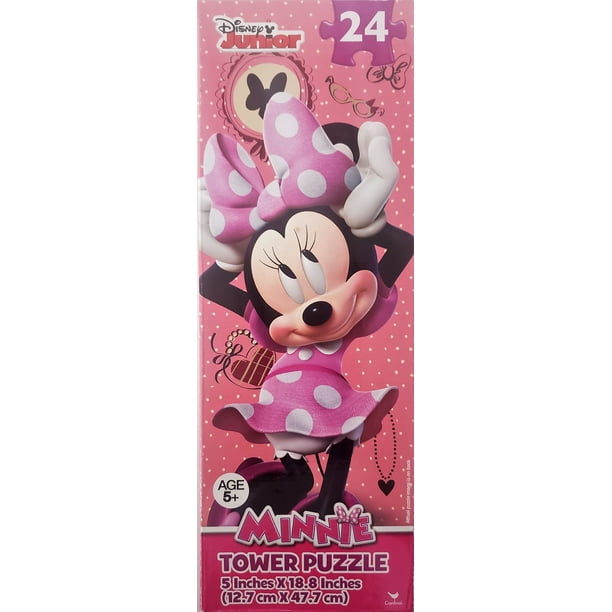 Age 5+ Puzzles On The GO Set Of 2-NEW 24 Pieces MINNIE MOUSE Disney Junior Age 5+ Puzzles On The GO Set Of 2-NEW 24 Pieces MINNIE MOUSE Disney Junior
